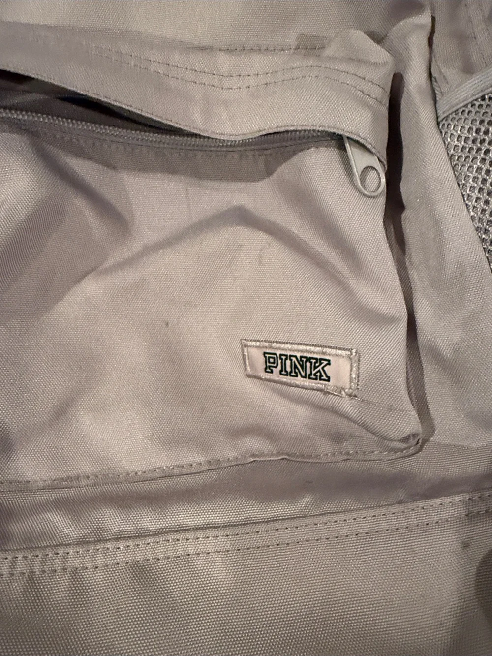 PINK Victoria's Secret Lavender Canvas Backpack